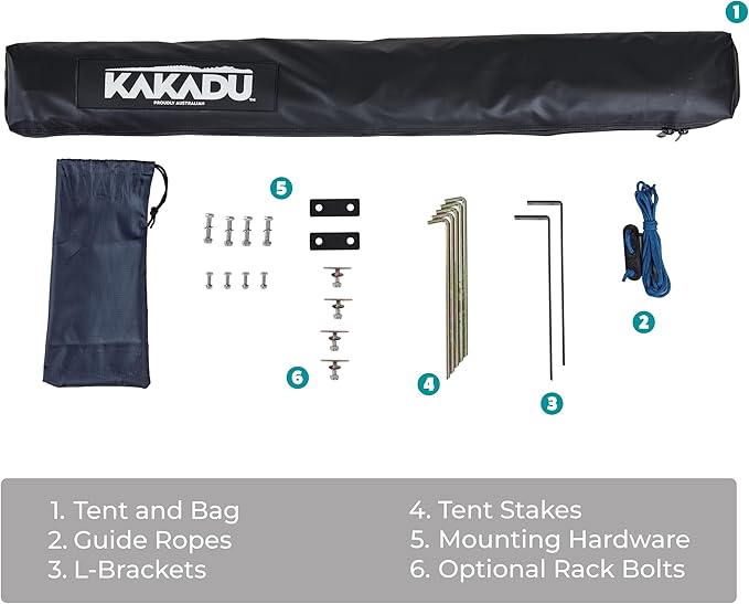 Kakadu Outback Shower Vehicle Tent Camping Privacy Shelter Bathroom Tent for Cars – with Roof LED Light BlockOut® Technology Towel Rod Storage System