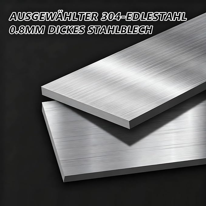 Durable Rectangular Stainless Steel Drip Pan for Outdoor AC Units &amp Plant Pot Tray – Weather Resistant Prevents Water Seepage &amp Spills Keeps Floors Clean – 90x80cm (36x32in)