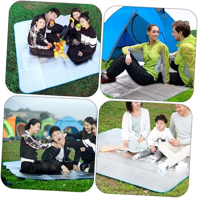 HANABASS Double Sided Picnic Mat Multi Functional Camping Blanket Portable Outdoor Cushion for Hiking Beach Concerts Lightweight Durable Easy to Carry