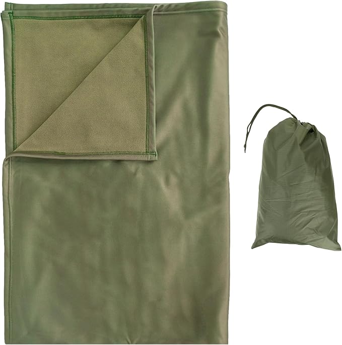 LOOGU Camo Blanket Waterproof Insulation Poncho Liner for Outdoor Camping Hiking Hunting Survival Backpacking Picnicking