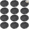 Gardenreet Aluminum Hexagonal Louver Lens for MR16 Bulb - Low Voltage Landscape Lighting Spotlight Well Light Down Light - Reducing Brightness and Side Glare (12 Pack)