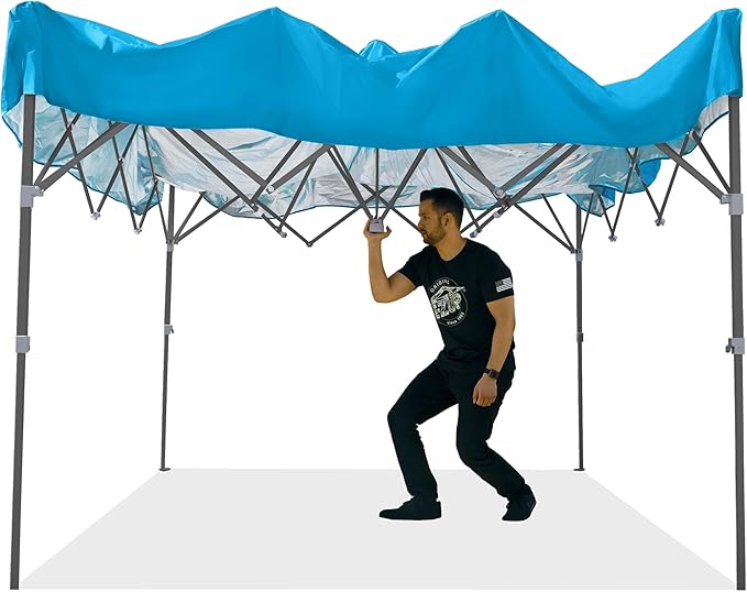 E-Z UP Patriot ONE-UP Technology Vented Shelter 10' x 10' Splash