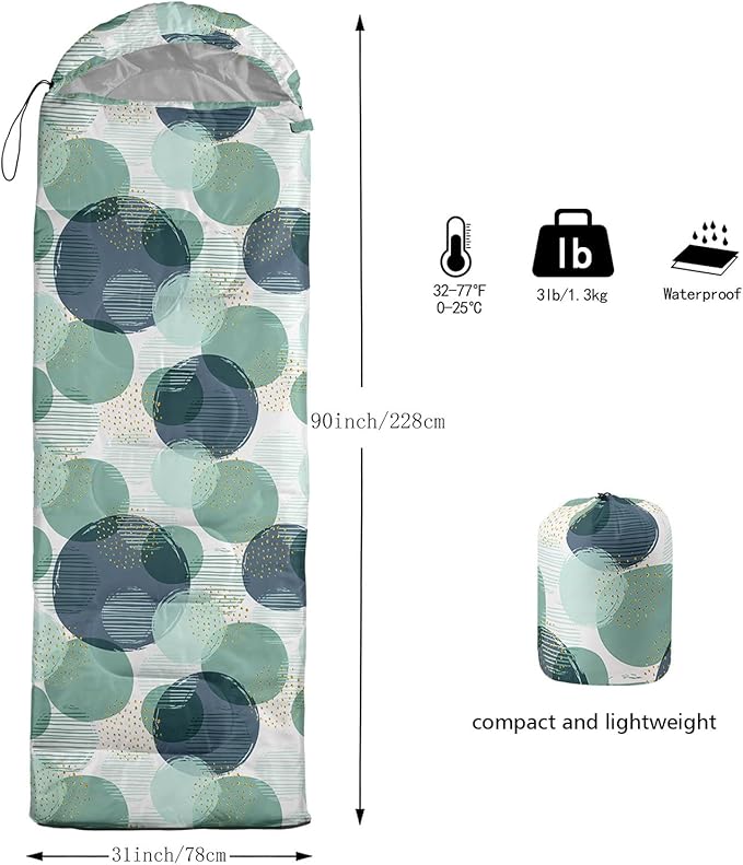 Kids Sleeping Bag for Boys Girls3D Basketball Print-Lightweight Warm Portable Outdoor Indoor-Waterproof Cold Weather Resistant Sleeping Bag for Camping Hiking