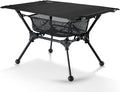 ONETIGRIS Dipper Camping Table Lightweight Portable Folding Table with Mesh Storage Net High/Low Options Ideal for Camping Hiking Tailgating Beach Picnic Travel Backyard