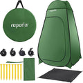 ROPODA Pop Up Tent 83inches x 48inches x 48inches Upgrade Privacy Tent Porta-Potty Tent Includes 1 Removable Bottom 8 Stakes 1 Removable Rain Cover 1 Carrying Bag