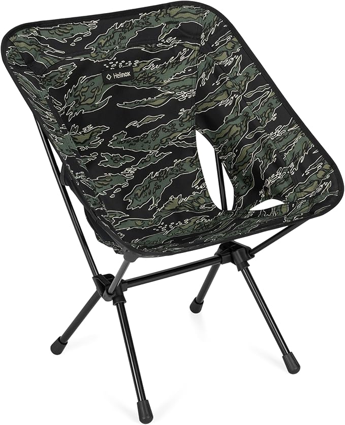Helinox Chair One (re) High-Performance Camping Chair 1.97lbs Lightweight Compact Collapsible Outdoor Chairs Backpacking Picnic Adventures Xray Tiger Camo