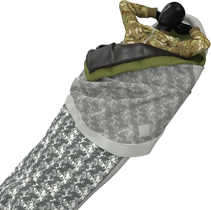 MT Army Military Modular Sleeping Bags System Multi Layered with Bivy Cover for All Season Woodland/Multicam