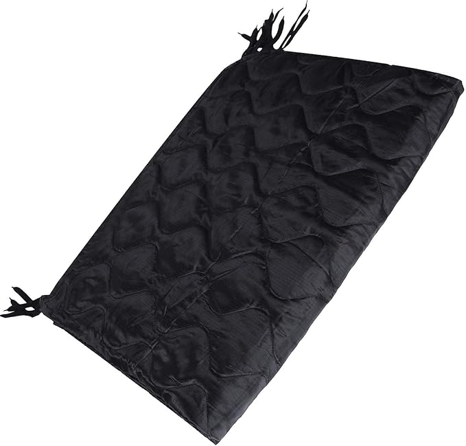 Greencity Tactical Military Woobie Blanket Poncho Liner Camping Thermal Insulated Drawstring Carry Bag Waterproof Outdoor Activities Hiking Traving