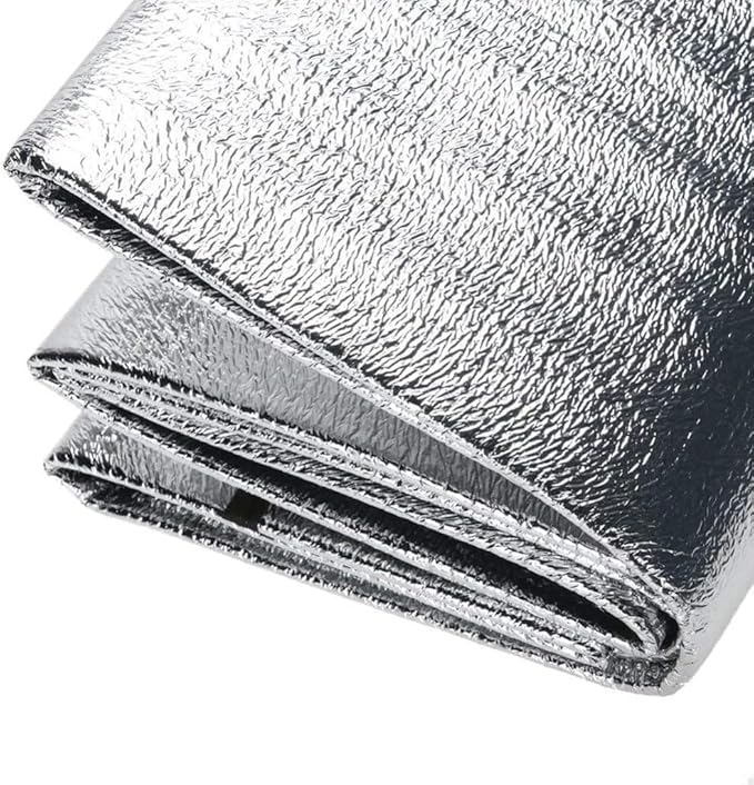 Camping Mat Foam Foil Blanket for Camping Foam Pad Insulating Foil Mat Sleeping Tent Pad Thermal Aluminum Camping mat for Reflecting Heat 78 x 78 inches