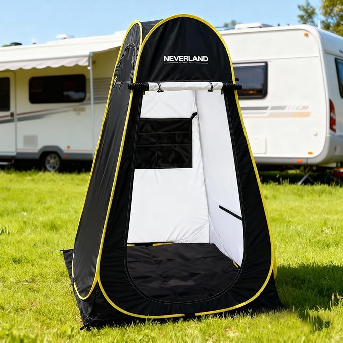 Neverland Pop up Privacy Shower Tent - Portable Changing Shower Tent Dressing Room Bathroom Outdoor Rain Shelter for Camping Beach