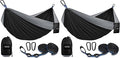 Kootek Camping Hammock Portable Hammocks with Tree Straps &amp Attached Carry Bag Camping Essentials Gear Perfect for Outside Indoor Hiking Beach Backpack Travel