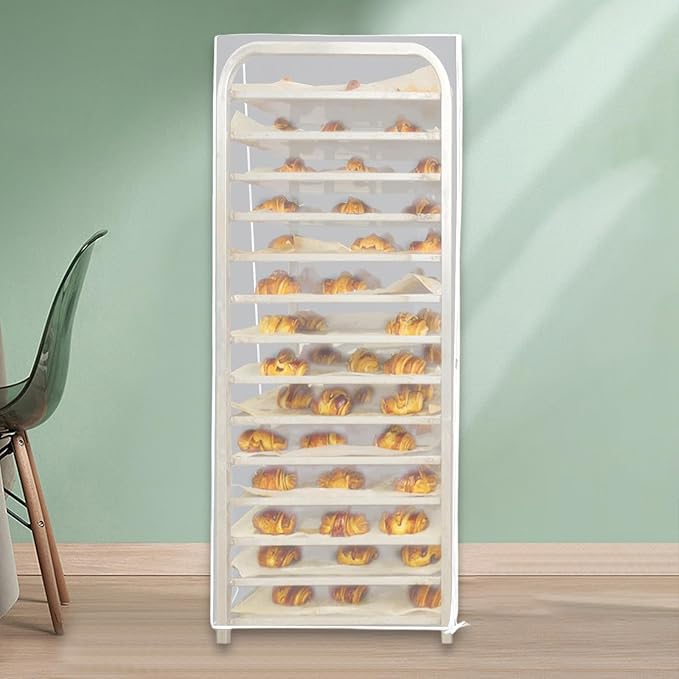 Bun Pan Rack Cover Baker Rack Cover23.03''x27.95''x61.02''Bakery Single Rack CoverBread Rack Cover for BakeryDining Room