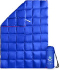 4Monster Down Camping Blanket - Outdoor Travel Quilt Puffy 650 Fill Packable LightweightWind &amp Waterproof | Ideal for Stadium BackpackingPicnics Beach and Hiking