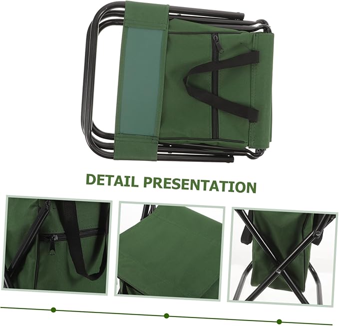 Portable Folding Camping Chair Outdoor Heavy Duty for Adults Lightweight Compact Storage Bag