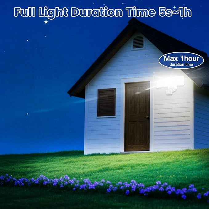 EMANER Smart Security Light Motion Sensor Compatible with Alexa/Google Home Warm White to Daylight White Brightness Adjust App Controlled WiFi Flood Light (White 1-Pack)