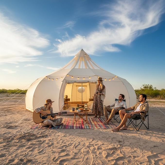 Astral Luxury Tent - 3 Sizes - Waterproof/Four Season/Glamping/Events/Resorts (13 Feet / 2 Doors)