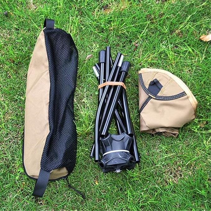 Folding Outdoor 360degree Rotatable Lounge Chair Aluminum Alloy Light Portable Fishing Chair