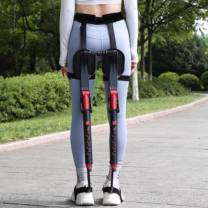 Invisible Chair Wearable Exoskeleton Human Wearable Seat Portable Leg Ergonomics Lightweight Seat 5 Gear Heights Adjustable Withstands 150kg
