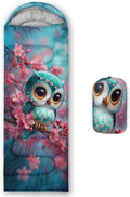 AILONEN Sunflower Sunset Sleeping Bag for Boys Girls Adults3 Season Warm &amp Cool Weather Botanical Design Lightweight Waterproof Camping Sleeping BagHikingOutdoor Backpack Traveling