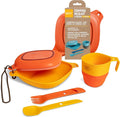 UCO 6-Piece Camping Mess Kit with Bowl Plate Collapsible Cup and Switch Camping Spork