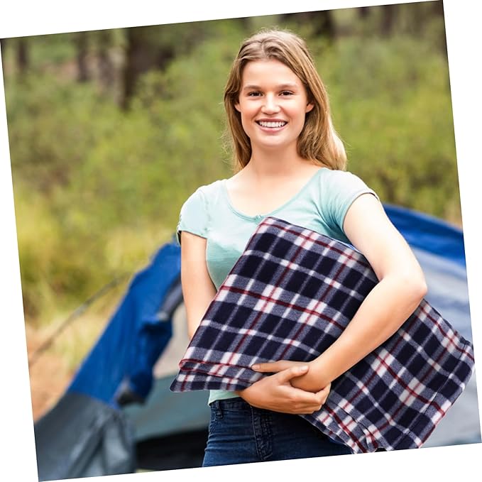 SUPVOX Adult Fleece Liner for Camping and Outdoor Use Lightweight Foldable Sleeping Sack with Soft Material Portable Indoor and Travel Bed for Hiking Picnics and Family Trips
