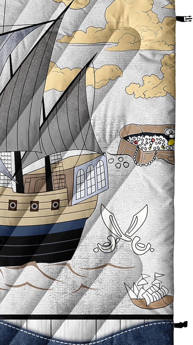 Axolotl Nautical Camping BlanketSailboat World Map Packable Outdoor BlanketSailing Anchor Lightweight Waterproof Camping BlanketOcean Themed Outdoor Blanket for Picnic Hiking Traveling Cold Weather