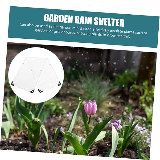 Outdoor Tarp 4-Legged Folding Sun Shelter Waterproof PVC Cover for Camping Random Color Strips Portable Rain Canopy for Events and Gardening