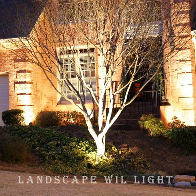 Lumina Lighting 12V Low Voltage Landscape Lighting PVC Adjustable Black Well Light for YardGardenLawnFlower Bed or Tree Inground Light with Glass Cover Without Bulb WIL0104-2 (2-PK