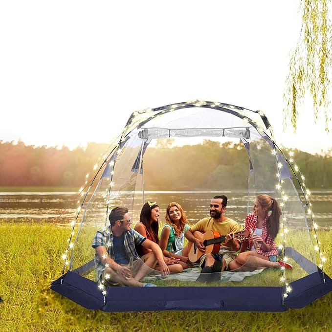 Bubble Tent Outdoor Clear Tents Bubble Dome House Igloo for Terrace Backyard 10x10 FT Transparent Tent for Camping