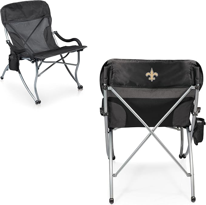 PICNIC TIME NFL Unisex-Adult NFL PT-XL Heavy Duty Camping Chair XL Beach Chair 400 lb Capacity Camp Chair