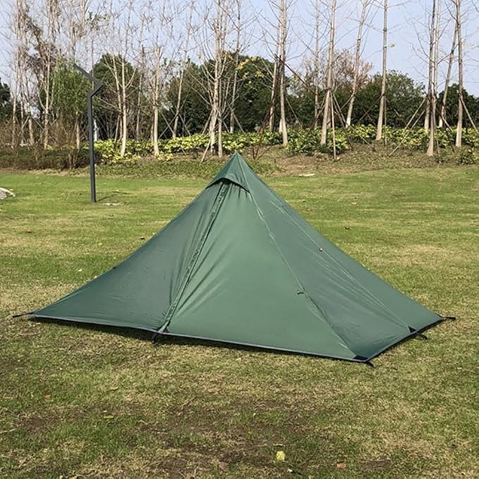 Ultra-Lightweight Pyramid Camping Tent Waterproof All Season Camping Pyramid Tent Easy Setup Hiking Tent for Scouts Trekker Camping