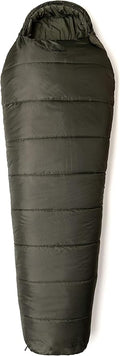 Snugpak Basecamp Ops Sleeper Extreme Sleeping Bag Warm Durable Soft-Touch Isofibre Fill with Compression Sack Olive - Left Side Zip