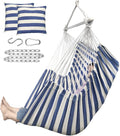 ADVOKAIR Hammock Chair Large 70.9x47.2 32% Bigger XXL Hanging Swing Chair with 500lbs Capacity Heavy Duty Steel Spreader Bar Extra Roomy Comfort for Adult Indoor Outdoor Bedroom Patio