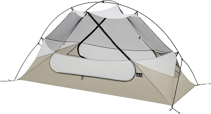 Thous Winds Camping Tent 1 Person Lightweight Tent for Backpacking Ultralight Easy Setup Waterproof Camping Tent for Outdoor Trekking Mountaineering