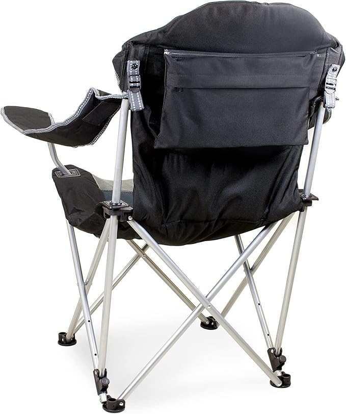 Picnic TIME Reclining Camp Chair Beach Chair for Adults Sports Chair with Carry Bag