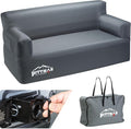 Pittman - Inflatable Couch with Built in Pump for Outdoors &amp Indoors - Blow Up Couch for Camping Glamping or Home use has Heavy Duty Puncture Resistant Fabric for Inflatable Sofa Comfort &amp Du