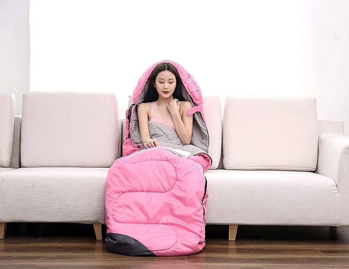 tuphen- Sleeping Bags for Adults Kids Boys Girls Backpacking Hiking Camping Microfiber Liner Cold Warm Weather 4 Seasons Indoor Outdoor Use Lightweight &amp Waterproof