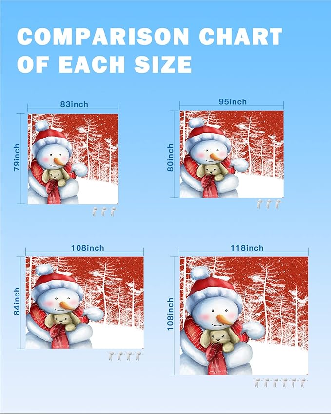 Beach Blanket Waterproof Sandproof Christmas Santa Snowman Bunny Quick Drying Beach Mat with 4 Stakes Winter Xmas Tree Forest Lightweight Picnic Blanket for Travel Camping Outdoor 118x108