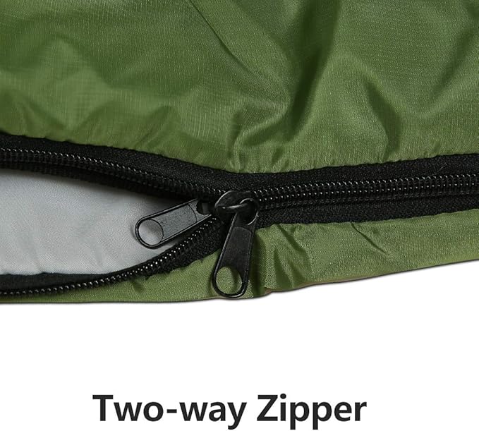 3-4 Season Sleeping Bag for Adults &amp Kids Lightweight Warm Cold Weather Camping Bag with Waterproof Compression Sack – Portable for Hiking Backpacking Traveling &amp Outdoor Adventures