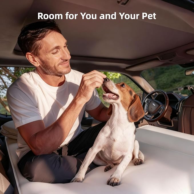 Pickup Cabin TPU Air Foam Mattress &amp Extending Pad Bundle Expands Diagonal Sleeping Space to 6’3’’ One Step Setup