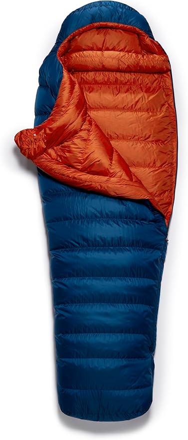 Rab Men's Ascent Down Sleeping Bag - Lightweight Warm Mummy Sleep Sack for Camping &amp Backpacking