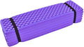 Restokki Foldable Sleeping pad Outdoor Foam Sleeping pad Camping Folding Beach Tent Sleeping Pad Waterproof Camping Mattress Sleeping pad Sleeping mat (Purple)