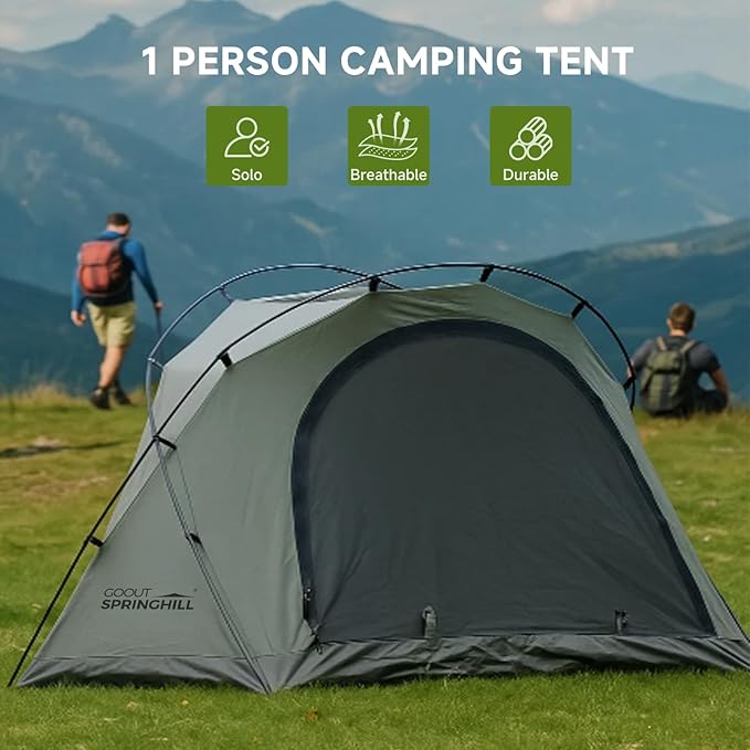 Backpacking Tent for 1 Person 2 Person Lightweight Camping Tent