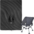 iClimb 1 Hooded 3M Thinsulate Insulation Warm Blanket and 1 Anti-Sinking Large Feet Chair Bundle Ultralight Compact for Adults Outdoor Backpacking Hiking Camping Beach Concert Sporting Events