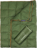 Down Blanket Camping Quilt - Lightweight Packable Puffy Wearable Water Resistant Backpacking Quilt for Outdoor Camping Travel and Hiking