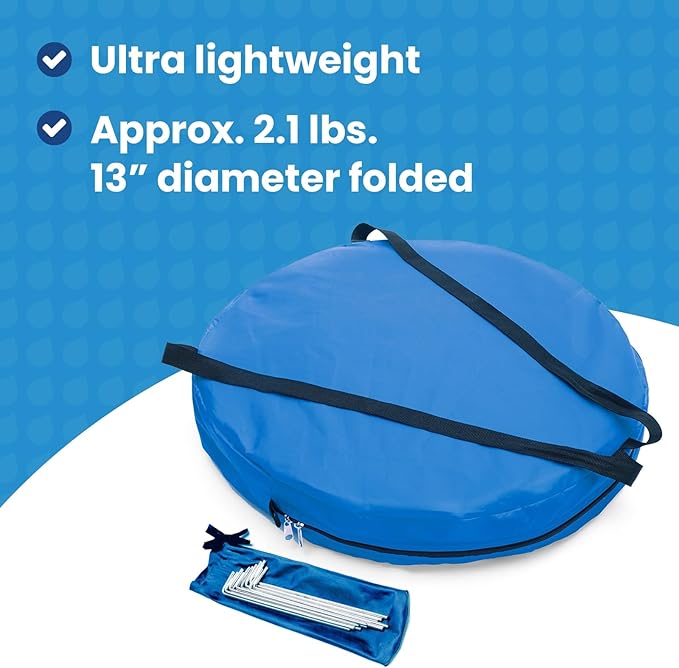 WeatherPod® StadiumPod® The Original Pop-Up Pod - 1 Person Wearable Stadium Pod - Protection from The Wind Rain and Cold - Weather Pod for The Bleachers - Personal Tent for Sporting Events