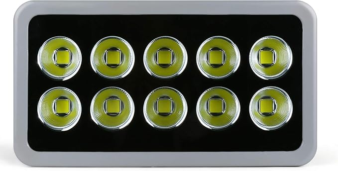500W LED Outdoor Flood Light50000LM Super Bright 6000K Daylight White LED Security Flood LightWaterproof IP66 Commercial Lighting Fixture for Arena Parking Lot Garden CourtVessel