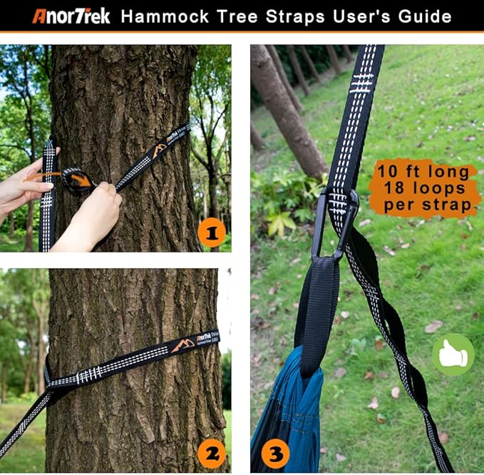 Professional Camping Hammocks with Mosquito Net Lightweight Double for Camping Hiking &amp Backpacking | Includes Two 10 FT Tree Straps 230T Nylon Design