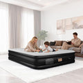 BEBAS Queen Size Air Mattress with Built in Pump Fast Electric Inflation/Deflation Mattress Blow up Bed Inflatable for HomeGuestsOfficeCamping Airbed 16 Inch Tall600lbs MaxBlack