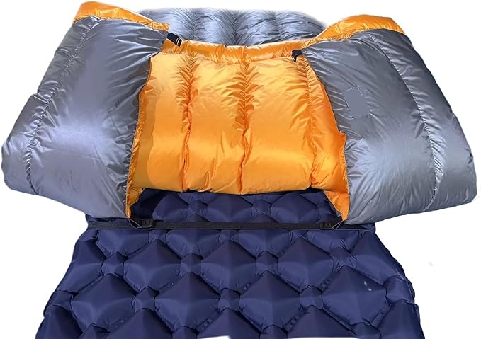 Ultralight 800FP Goose Down Camping Quilt – Versatile Outdoor Backpacking Top Quilt